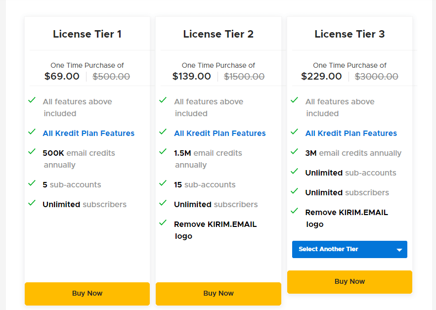kirim email lifetime deal review