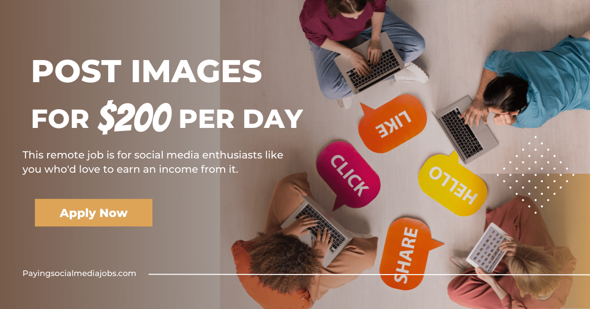 Social Media Jobs From Home